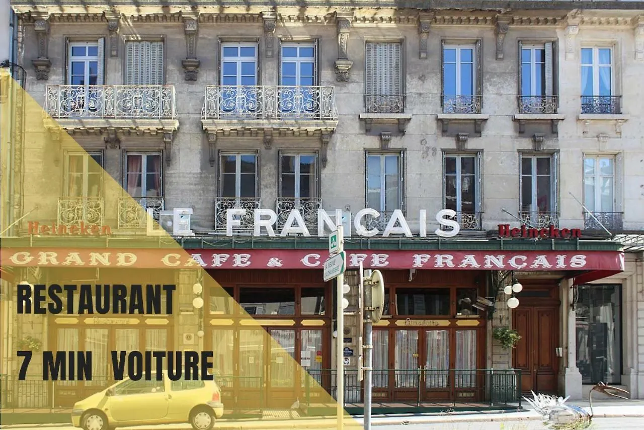 Apartment Legend- Parking Prive Gratuit- Terrasse Privee- Wifi - Convert - Alimentec Bourg-en-Bresse France